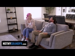 step granddaughter jazmin luv gets horny while step grandpa rubs her perfect body - notmygrandpa small tits big ass teen